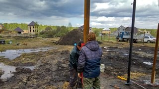 Заказать монтаж винтовых свай в Алексин - цена под ключ с доставкой от 1849 шт